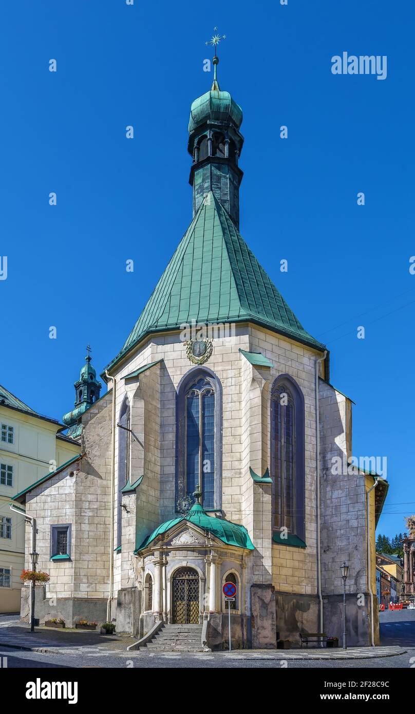 Kirche der heiligen Katharina, Banska Stiavnica, Slowakei Stockfoto