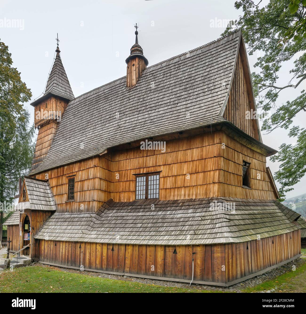 Kirche des heiligen Michael Erzengels, Debno, Polen Stockfoto