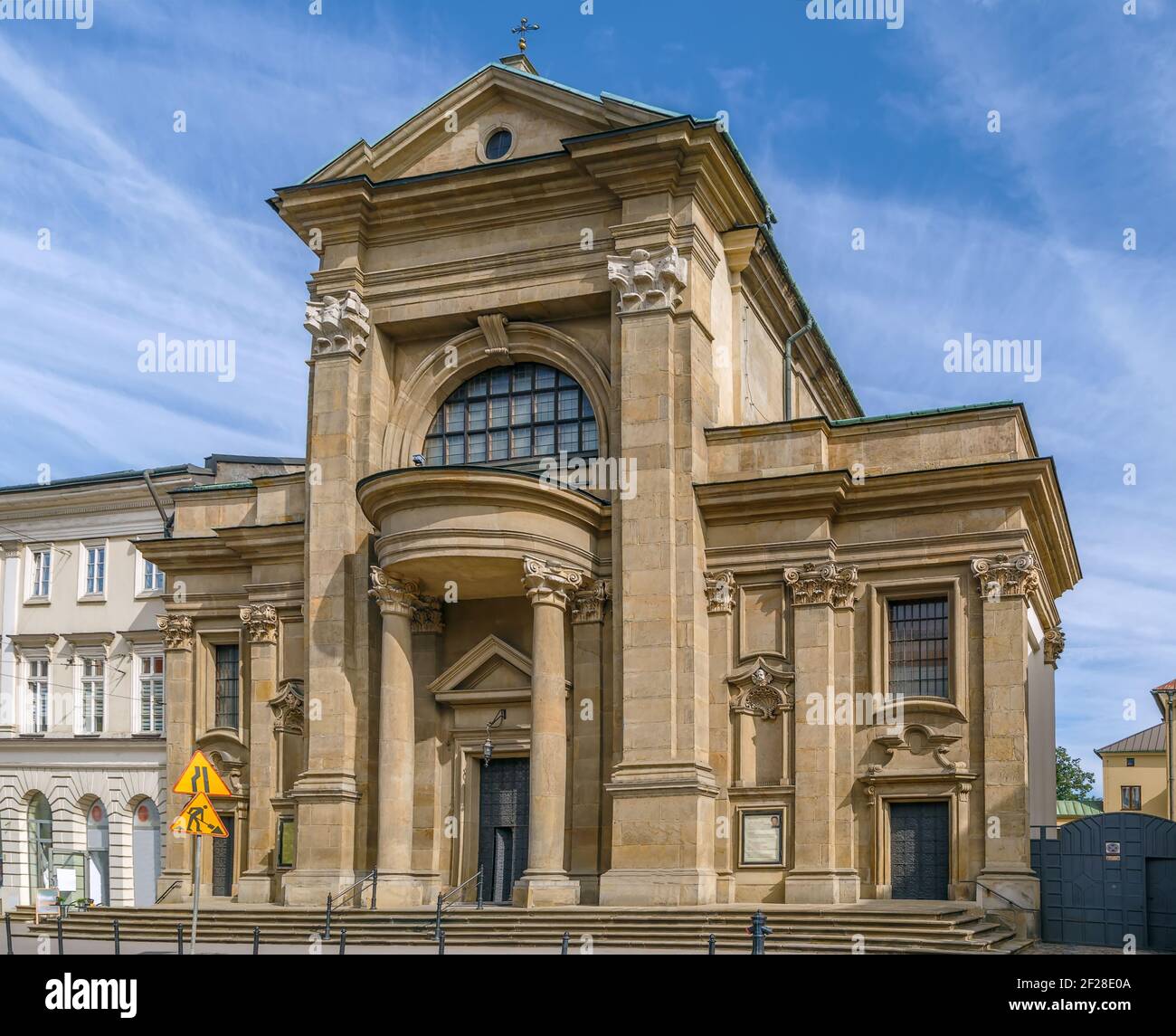 Kirche der Bekehrung des heiligen Paulus, Krakau, Polen Stockfoto
