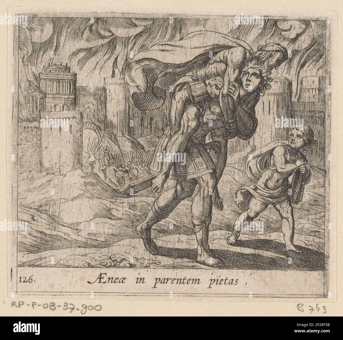 Aeneas Flucht Aus Troja Aeneas anchises and ascanius -Fotos und -Bildmaterial in hoher