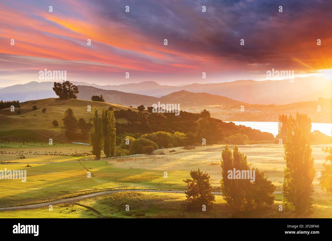 Ländliche Landschaften Stockfoto