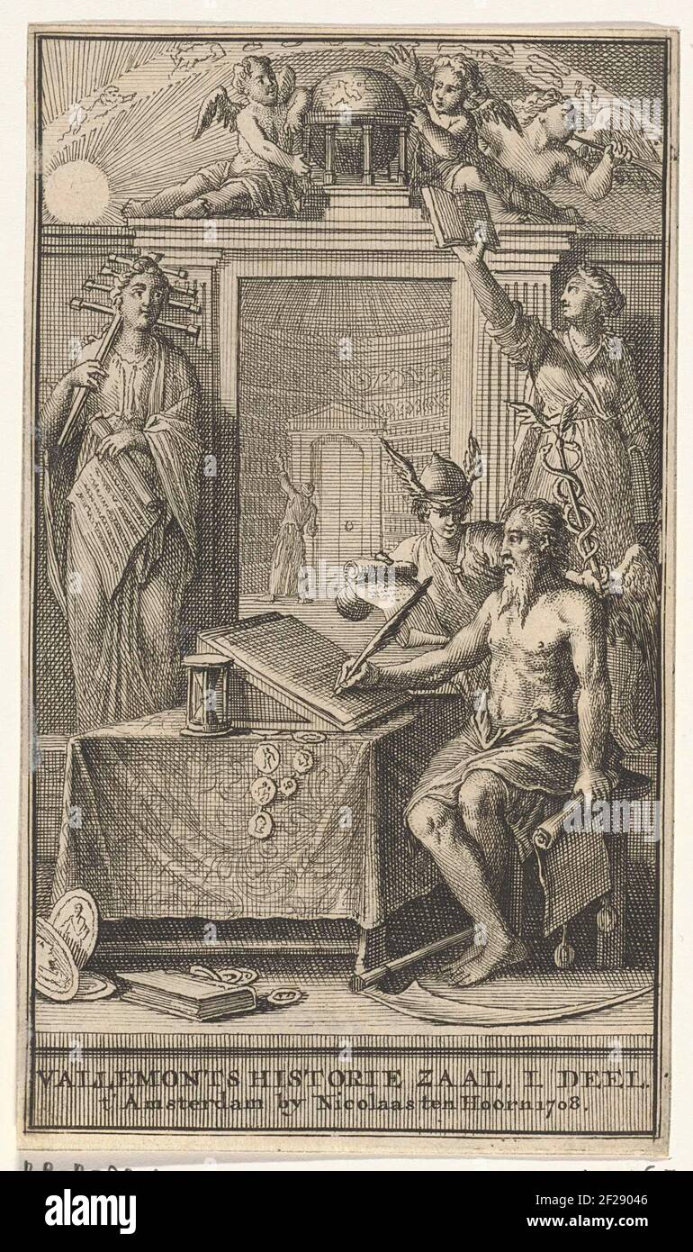 Titelseite für: Vallemont, Historisches Saal des ganzen Wetters, 1708 .. Stockfoto