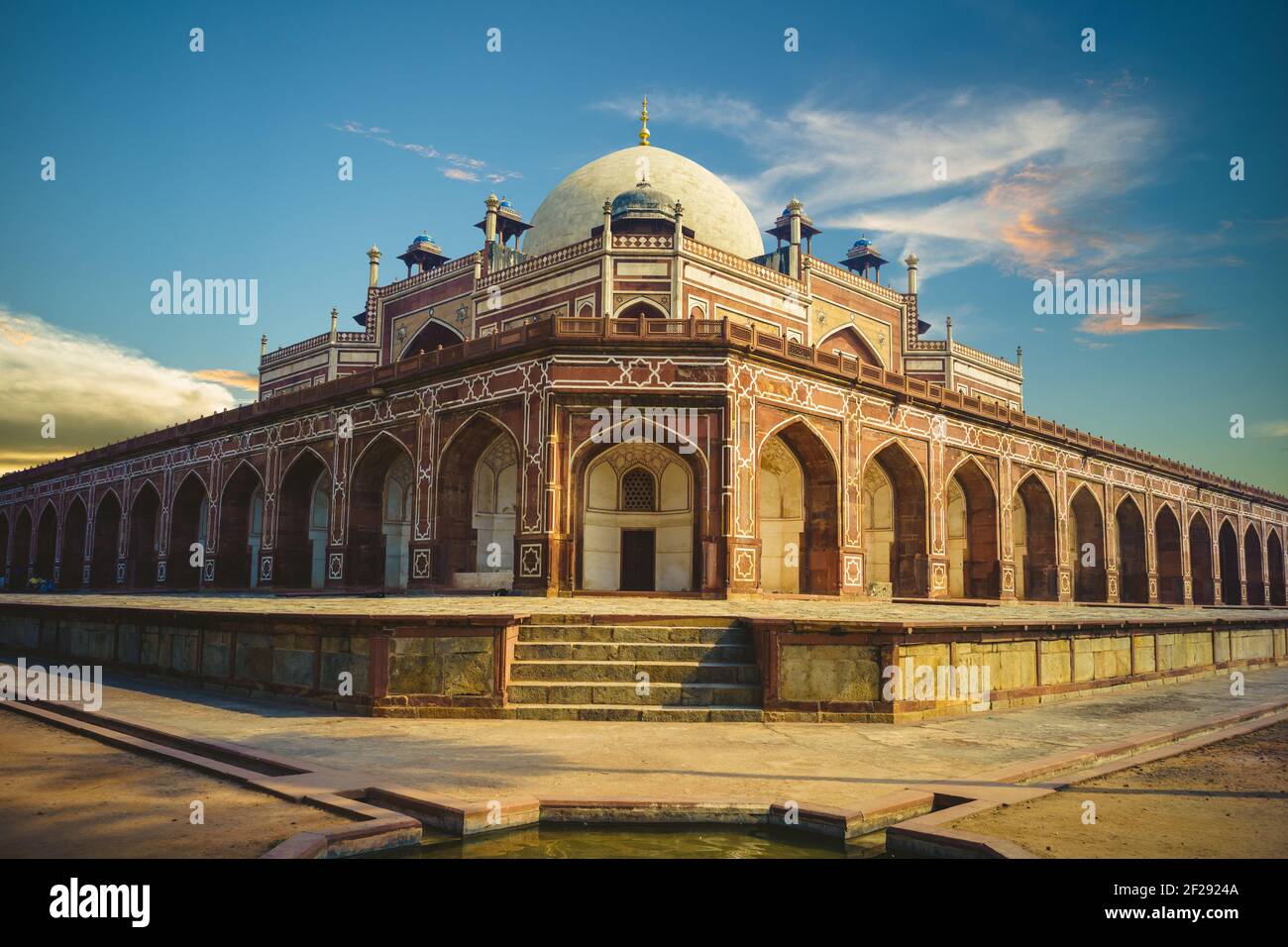 unesco-Weltkulturerbe Humayun Grab in Neu-Delhi, Indien Stockfoto