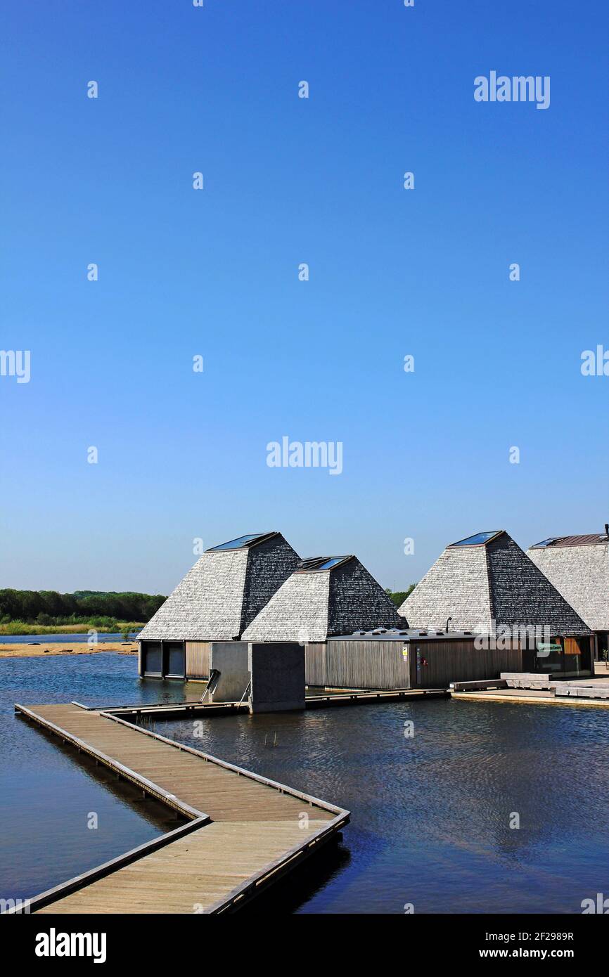 Brockholes Nature Reserve in der Nähe von Preston, Lancashire. Im Besitz und unter der Leitung des Wildlife Trust für Lancashire, Manchester und North Merseyside. Stockfoto