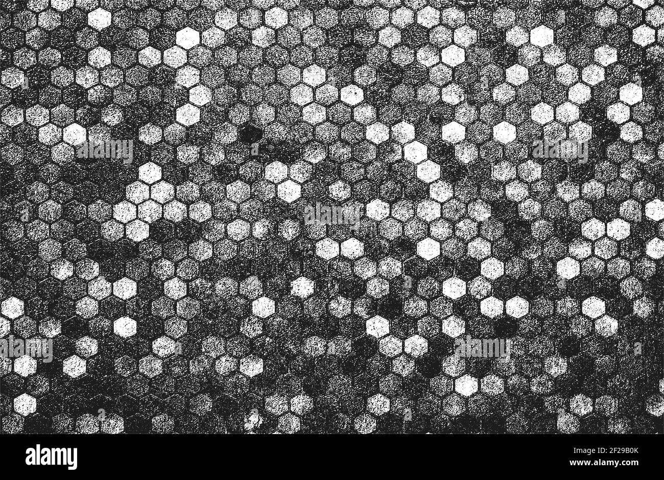 Verzweifelte Overlay-Textur von Bodenfliesen. Grunge Hintergrund. Abstrakte Halbton-Vektor-Illustration. Stock Vektor