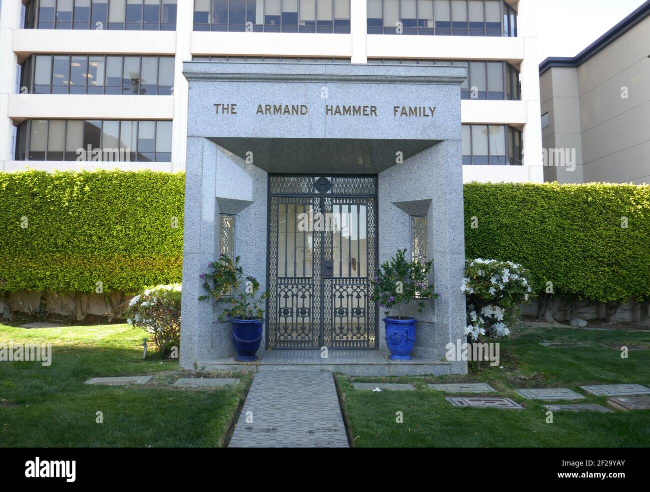 Das mausoleum der familie armand hammer Fotos und Bildmaterial in