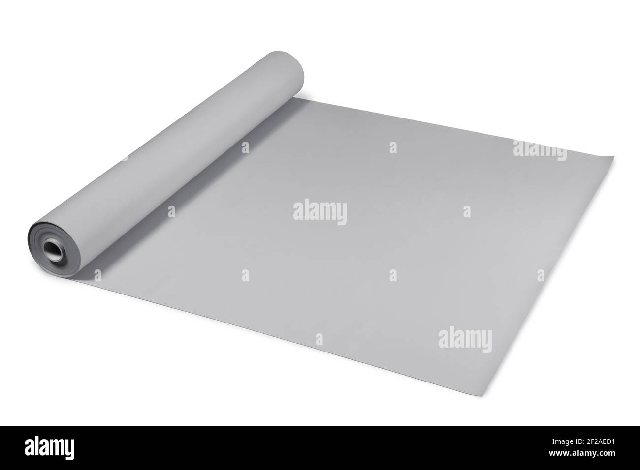 Graue Farbe Rolle aus Kunststoff-Laminat Stockfoto
