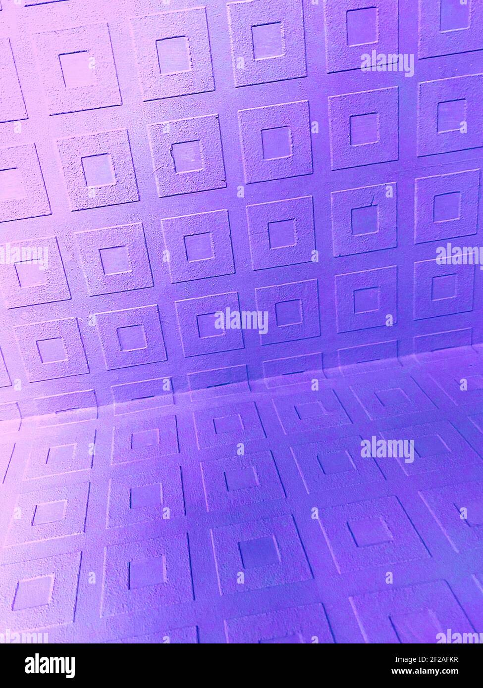 Blaues Zimmer Stockfoto