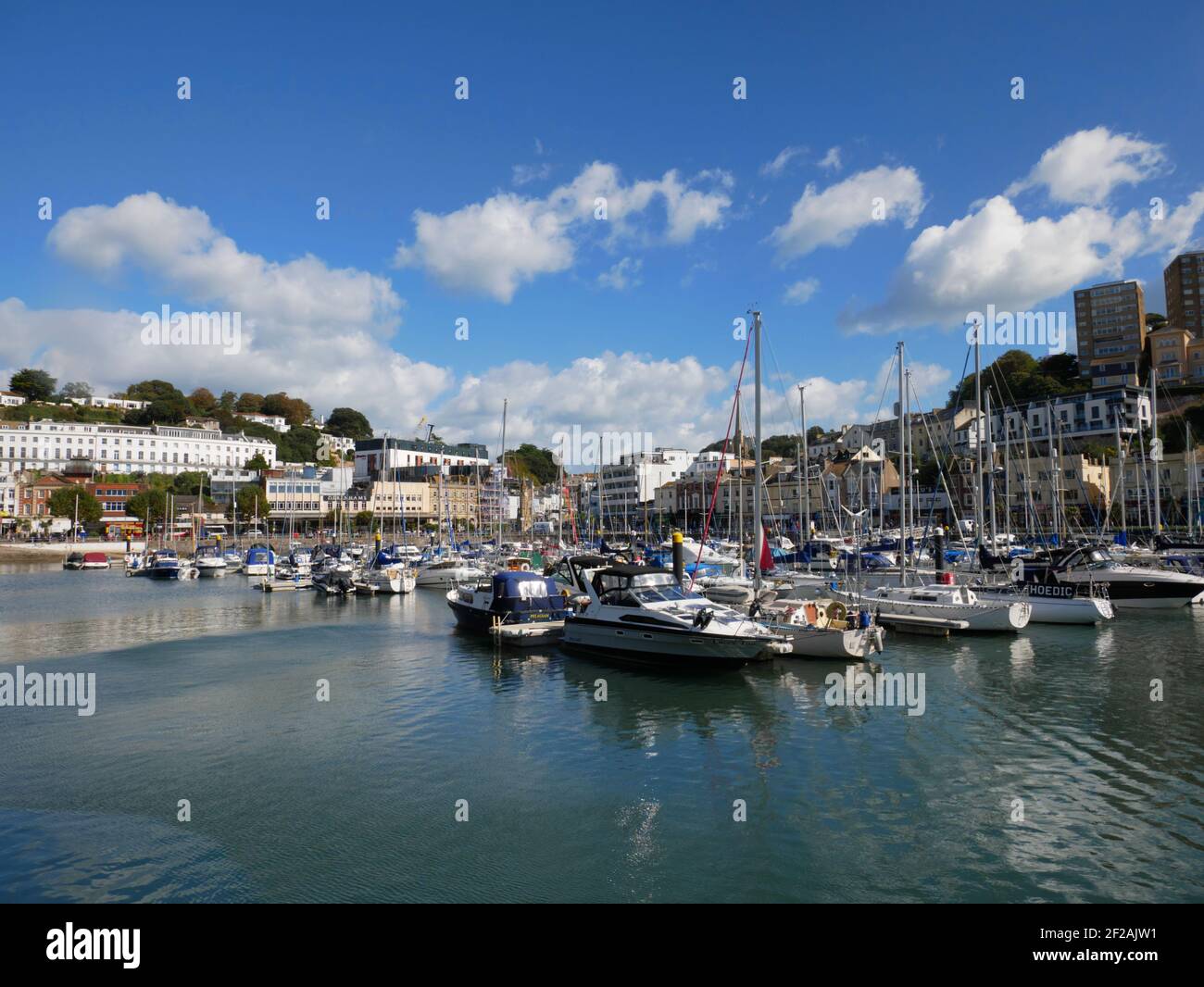 Die Marina, Torquay, Devon. Stockfoto