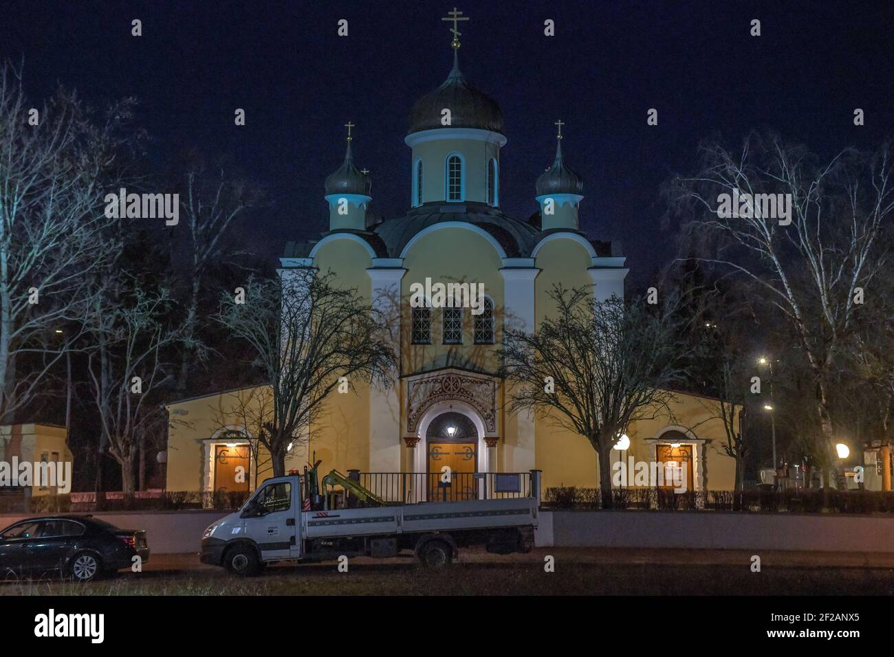 Russisch Orthodoxe Kathedrale, Hohenzollerndamm, Berliner Straße, Wilmersdorf, Berlin, Deutschland Stockfoto