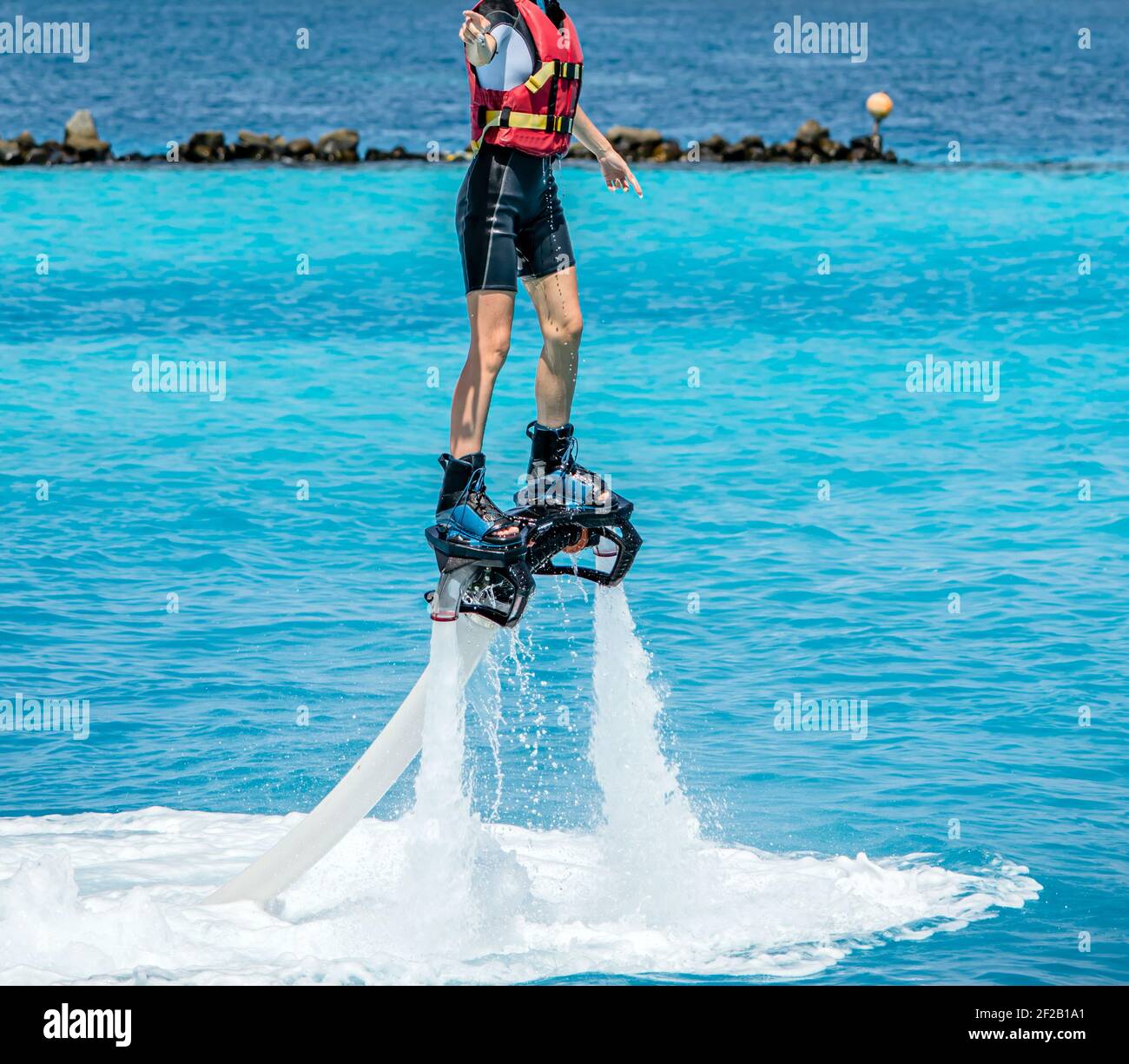 Flyboard Air Flydive Board Fly Board Jet Pack Stockfoto
