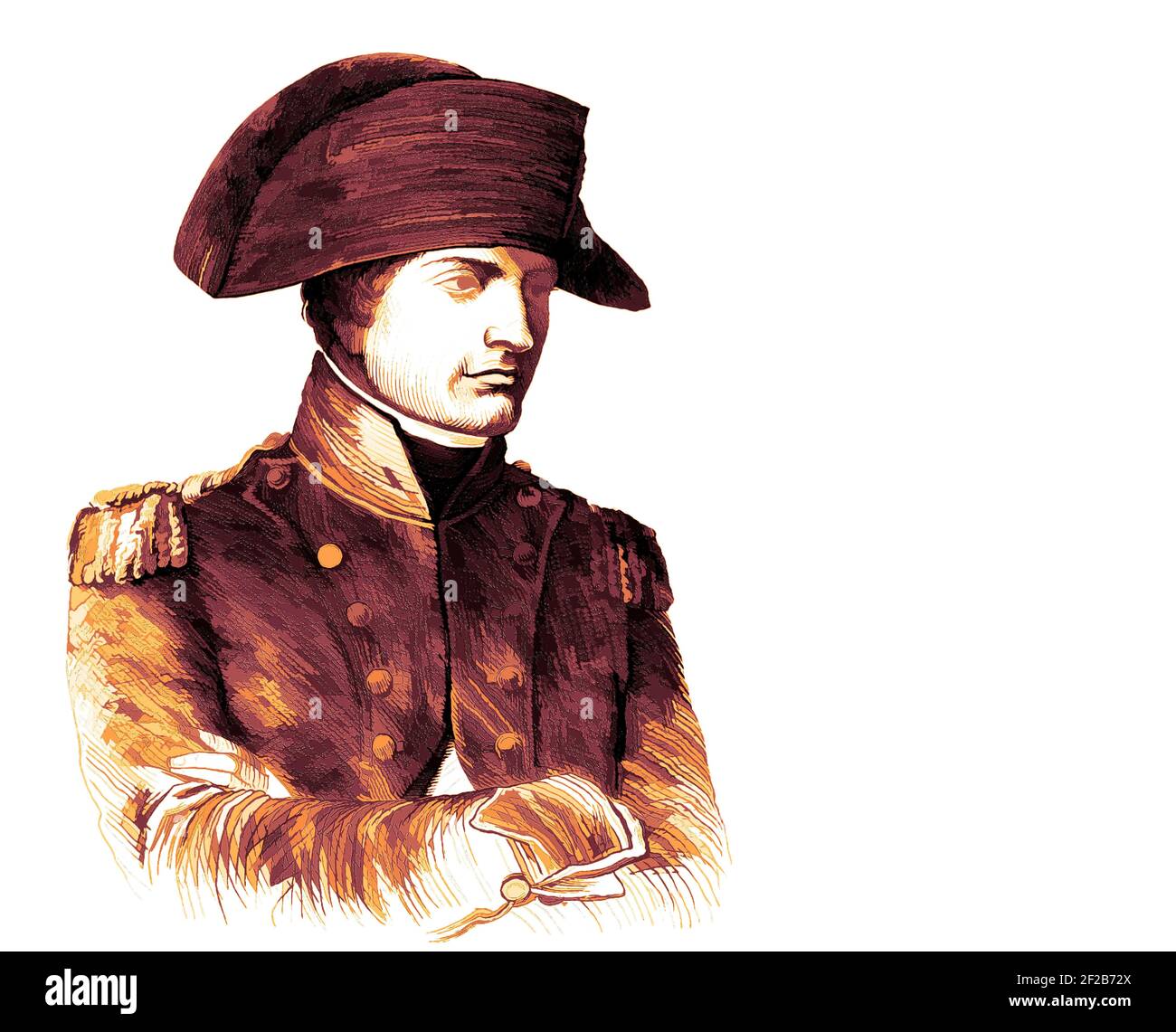 Napoléon Bonaparte, 1769-1821, Kaiser der Franzosen als Napoleon ich Stockfoto