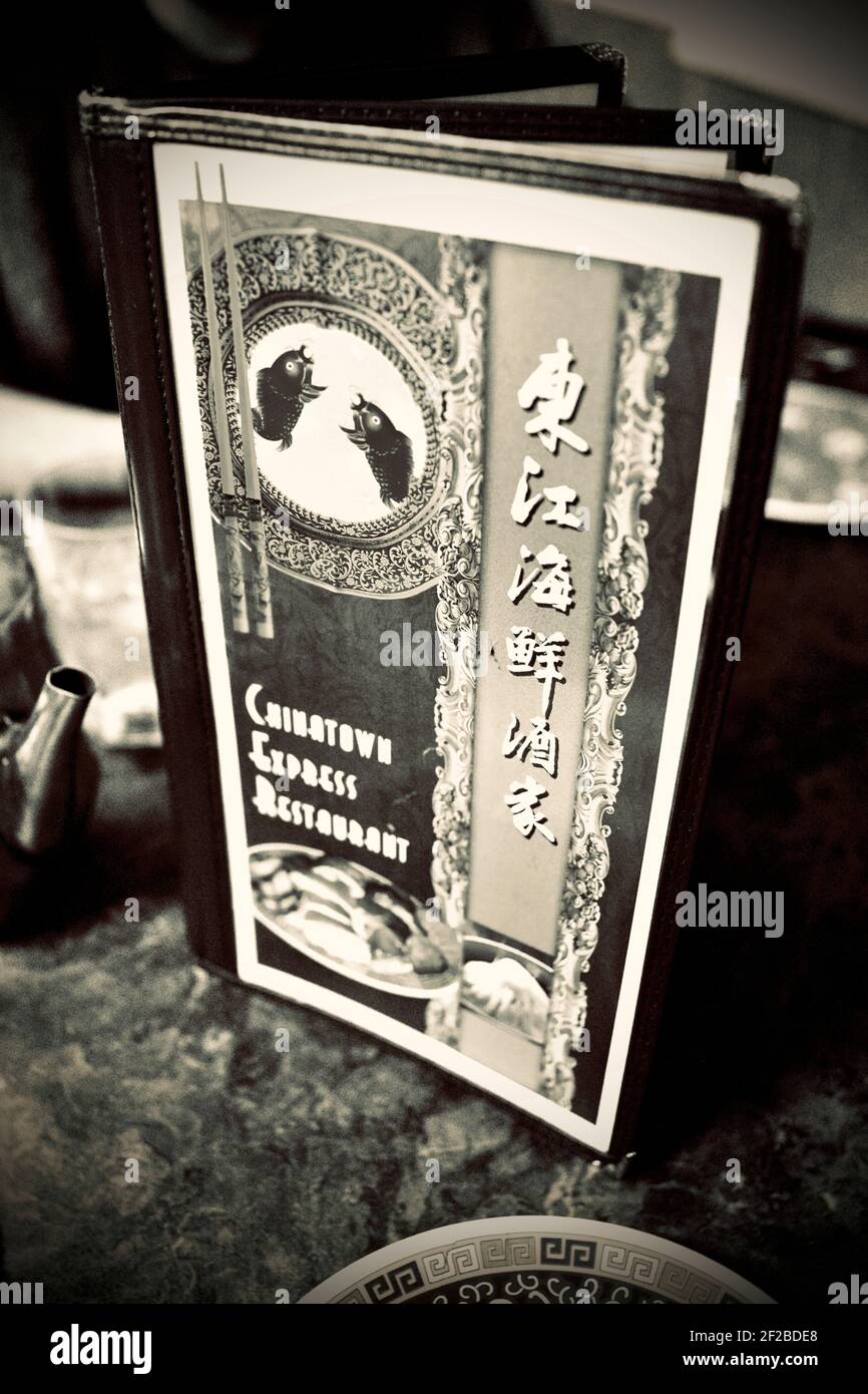 Chinatown Express Restaurant in Washington, D.C. authentischstes chinesisches Restaurant Stockfoto