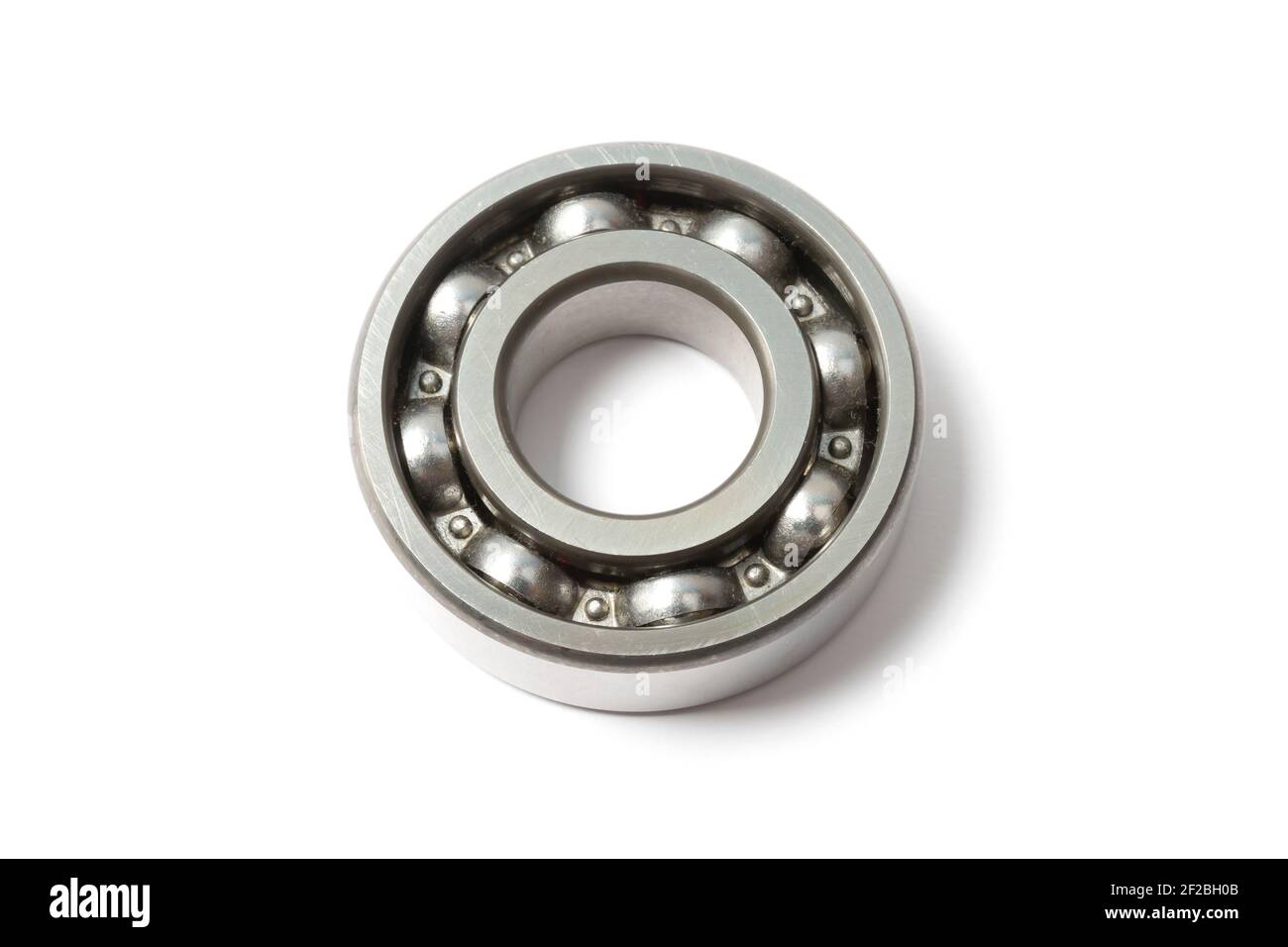 Kugellager isoliert auf weiß Stockfoto
