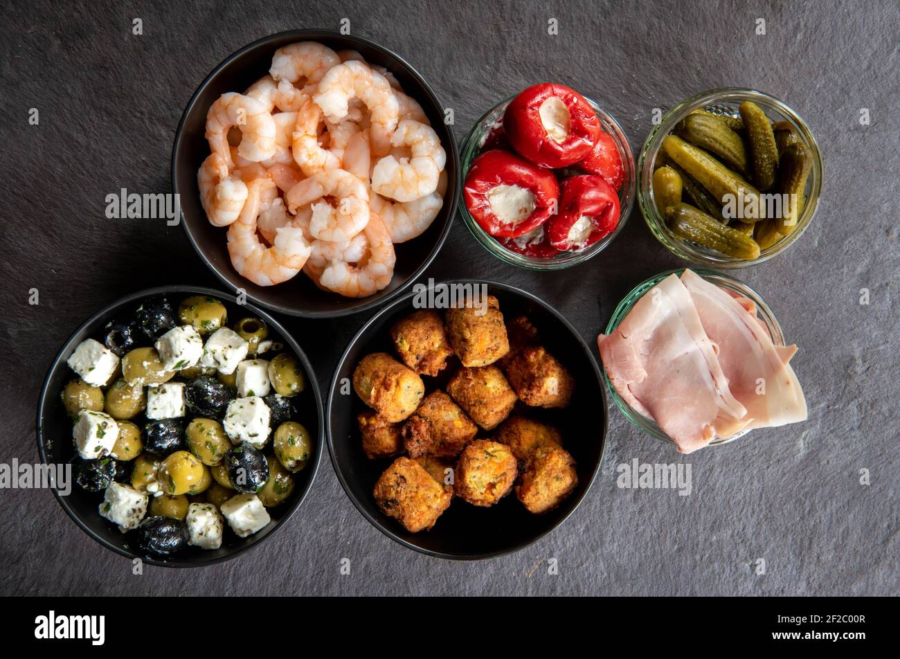 Tapas Stock Fotografie Stockfoto