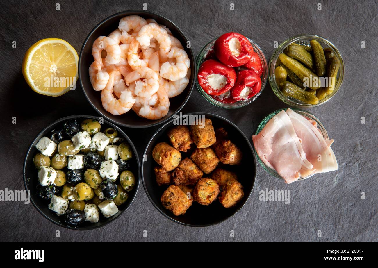 Tapas Stock Fotografie Stockfoto