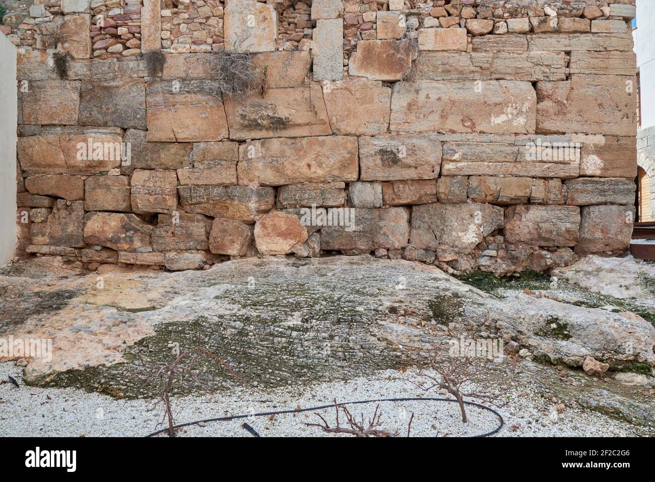 Casa Berenguer, gotischer Palast, Interpretationszentrum für das touristische, kulturelle, kulturelle und gastronomische Angebot von Sagunto, Valencia, Spanien Stockfoto