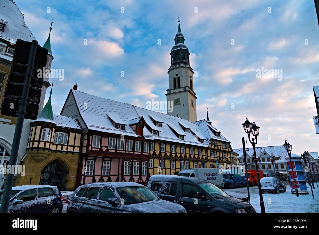 Alte Kirche von Celle Stockfoto