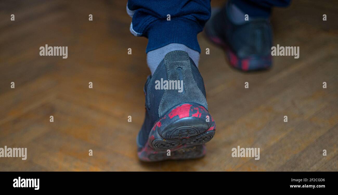 Herren Sportschuhe für Bewegung, Gehen oder Laufen Stockfoto