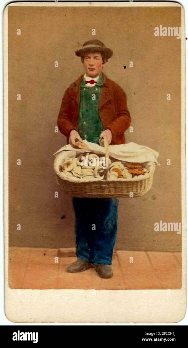 Ponti, Carlo (ca. 1823-1893) - Venditore. Stockfoto