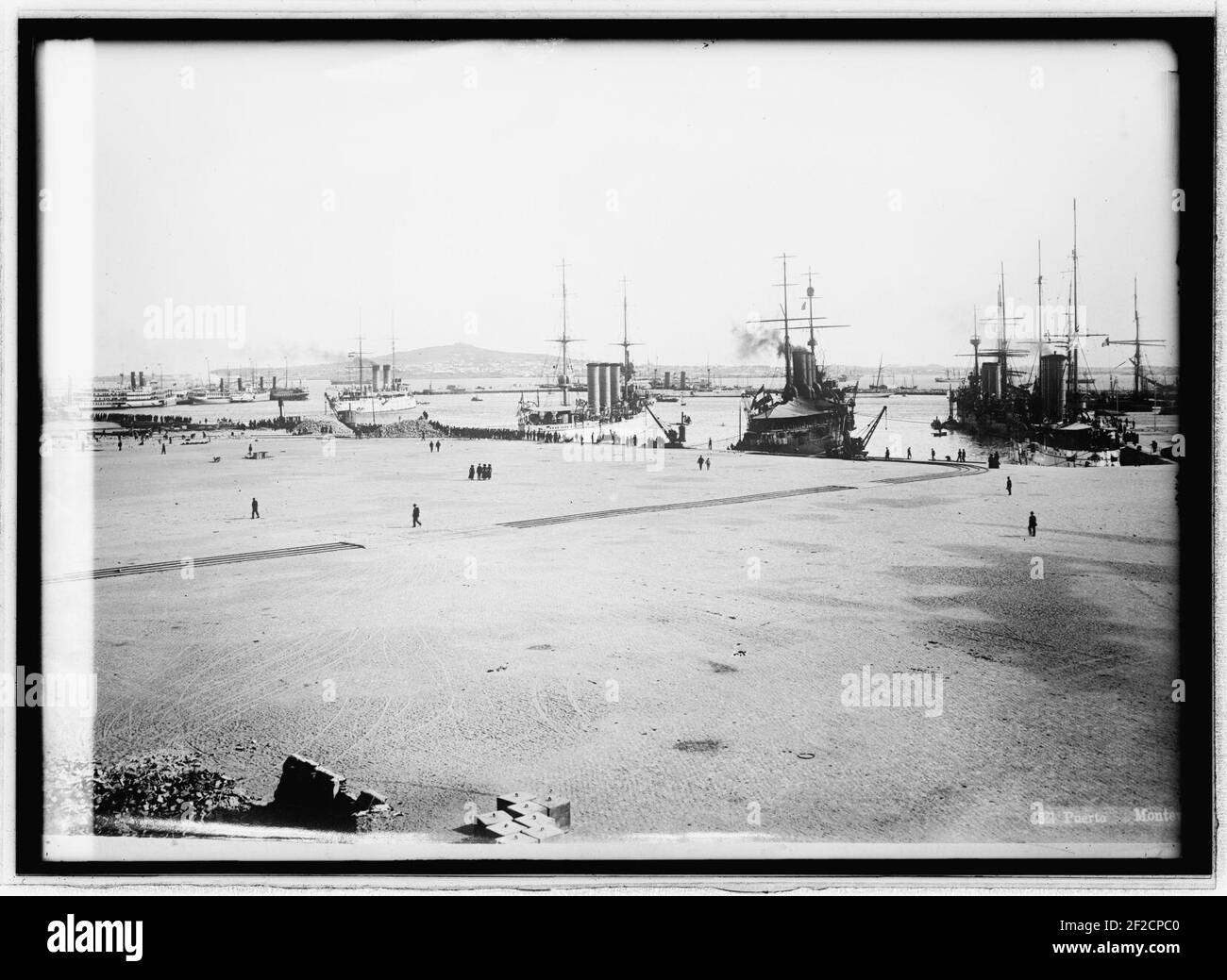 Hafen von Montevideo Stockfoto