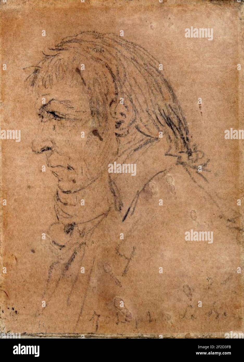 Portrait de Joseph Le Bon. Stockfoto