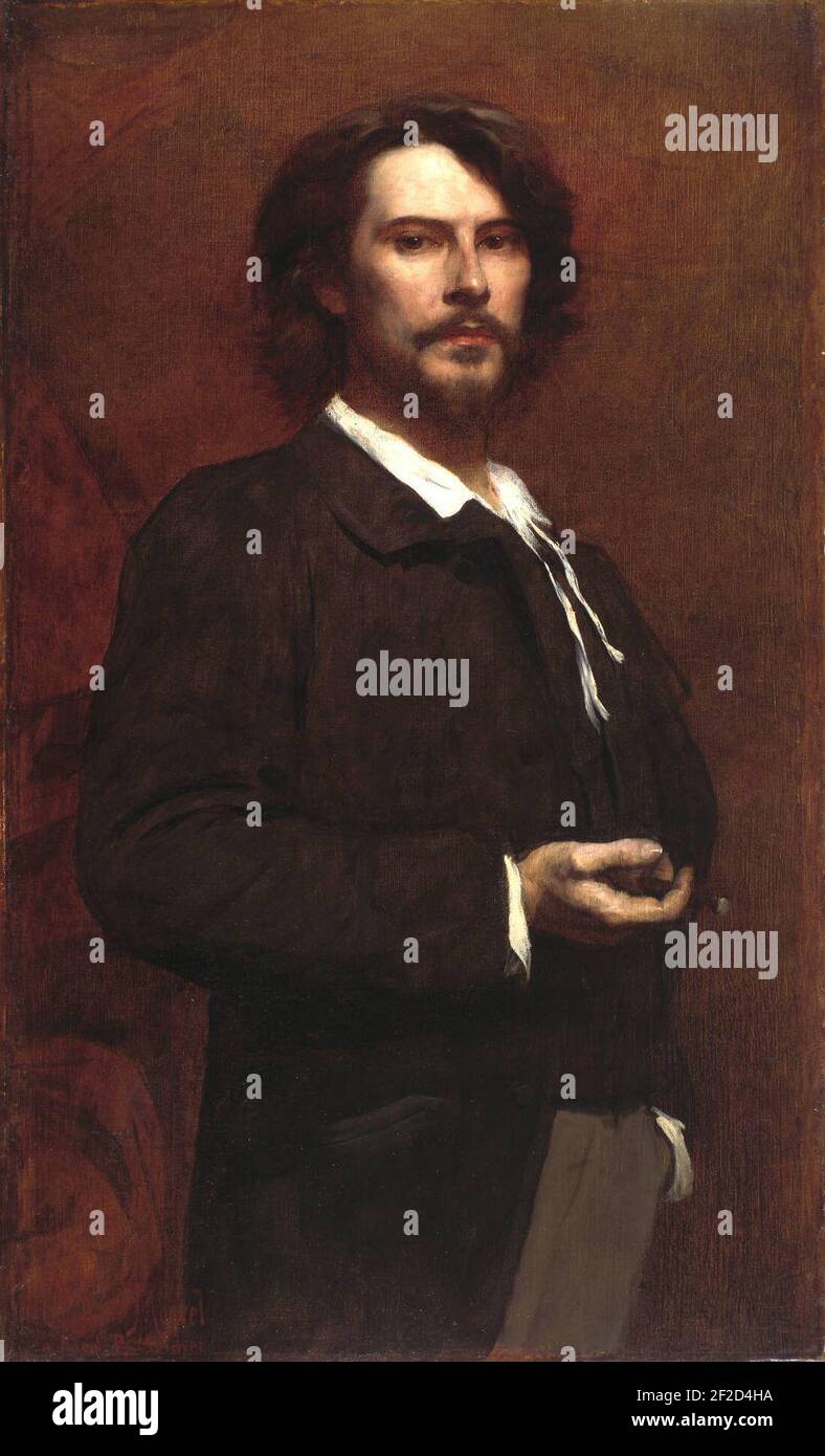 Portrait de Paul Mounet von Louis-Maurice Boutet de Montvel. Stockfoto