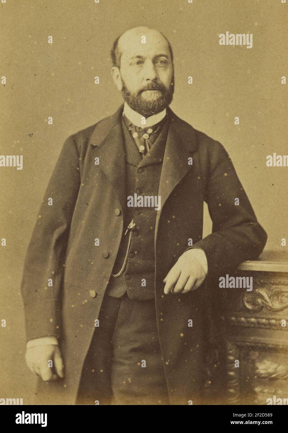 Portrait du Baron Charles-Alfred de Janzé. Stockfoto