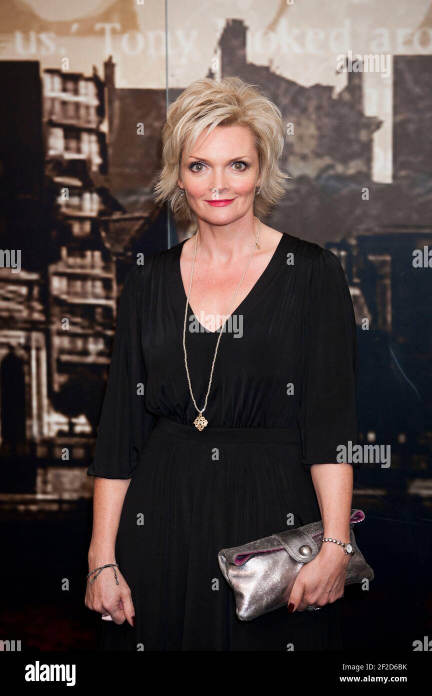 Sharon Small kommt bei den Crime Thriller Awards 2014 an The Grosvenor House Hotel - London Stockfoto