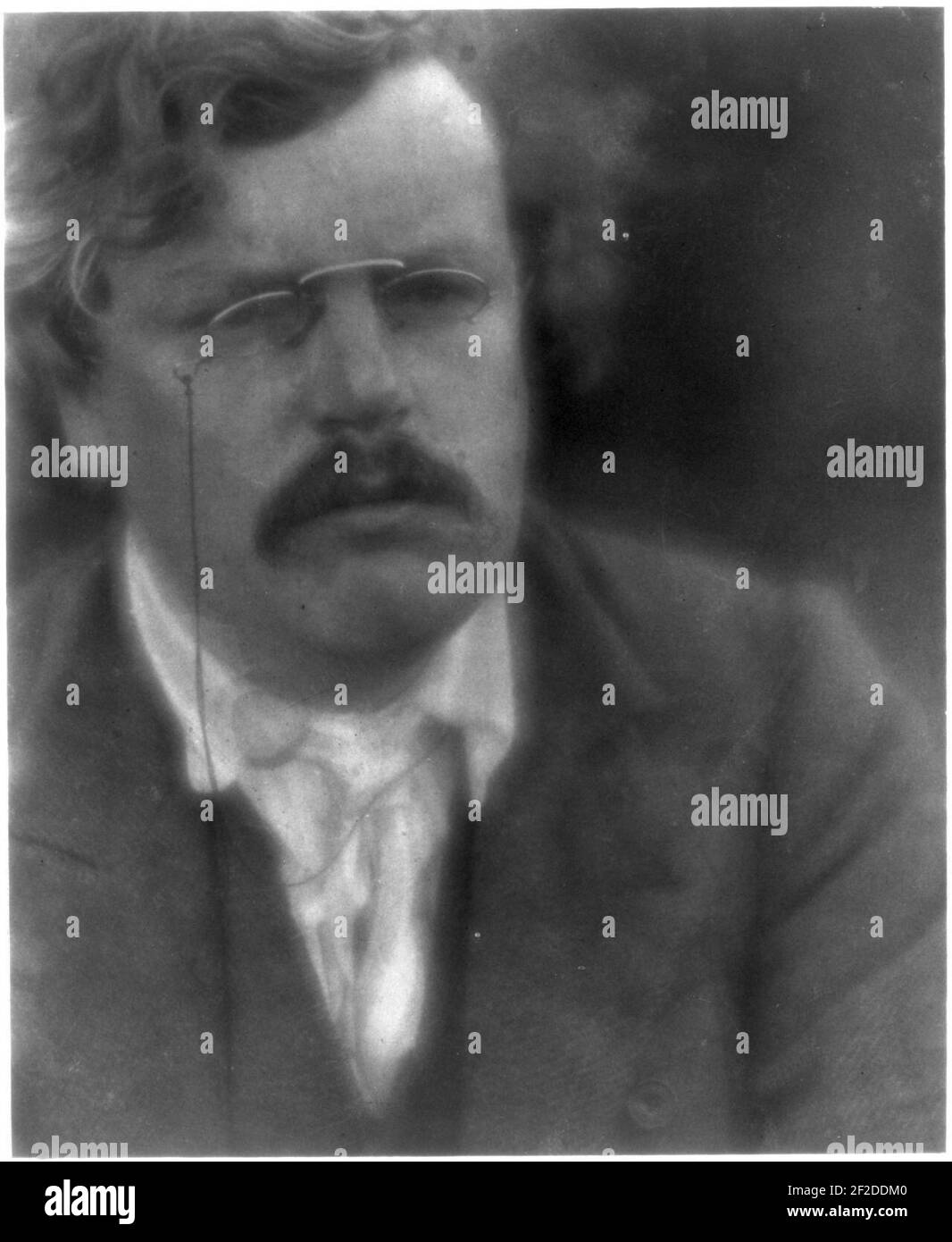 Porträt von Gilbert Keith Chesterton, 1904 Stockfoto