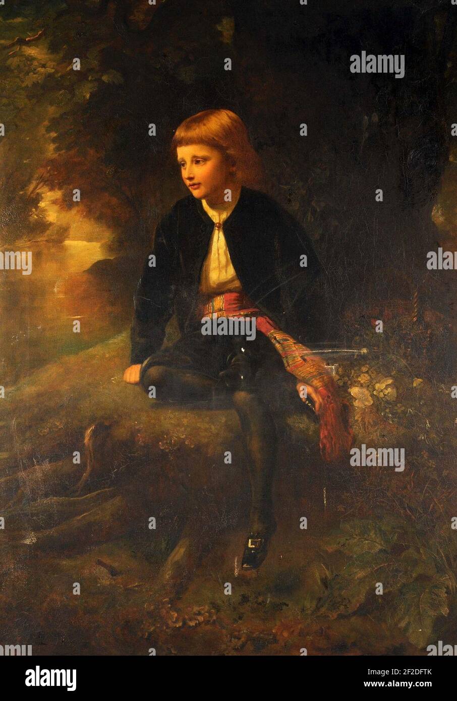 Porträt von Lawrence Challoner Garratt (1874) von Henry Richard Graves. Stockfoto