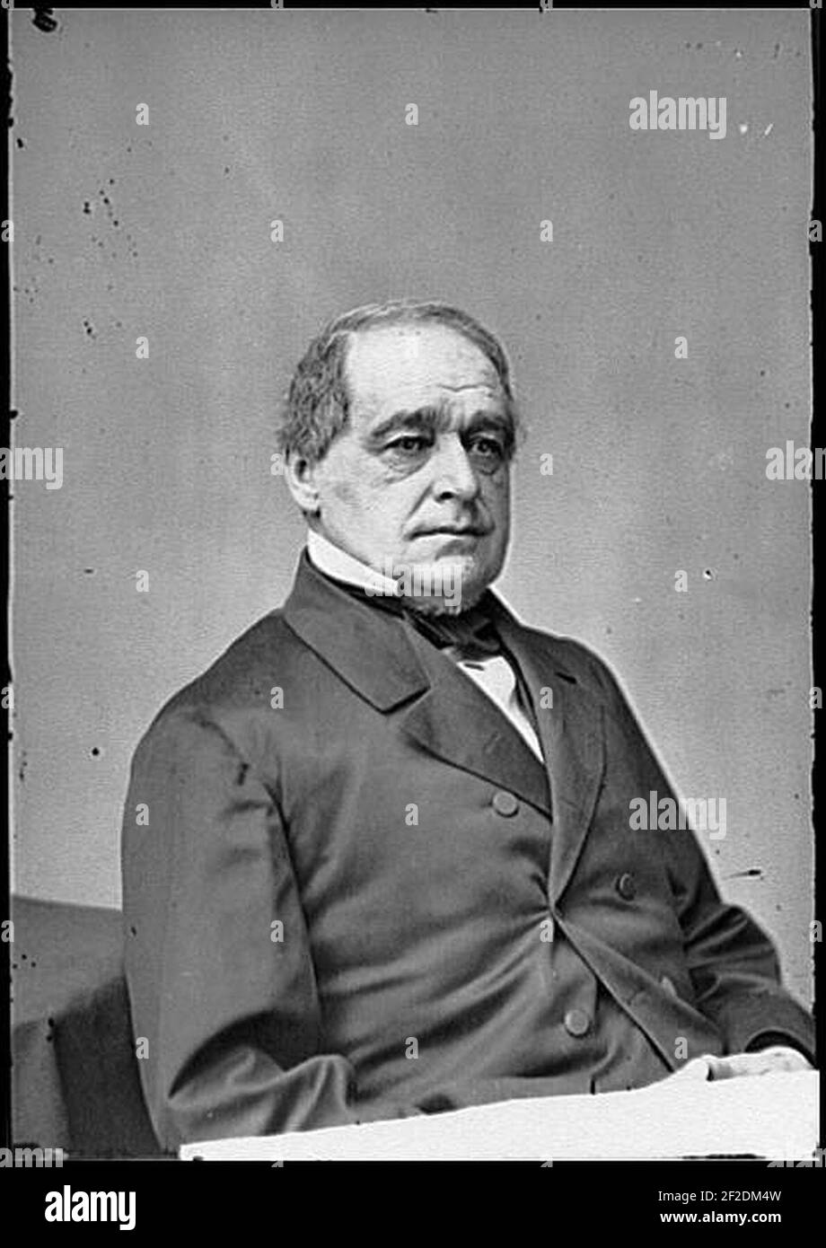 Portrait von Vice President Hannibal Hamlin, Offizier der Regierung der Vereinigten Staaten Stockfoto