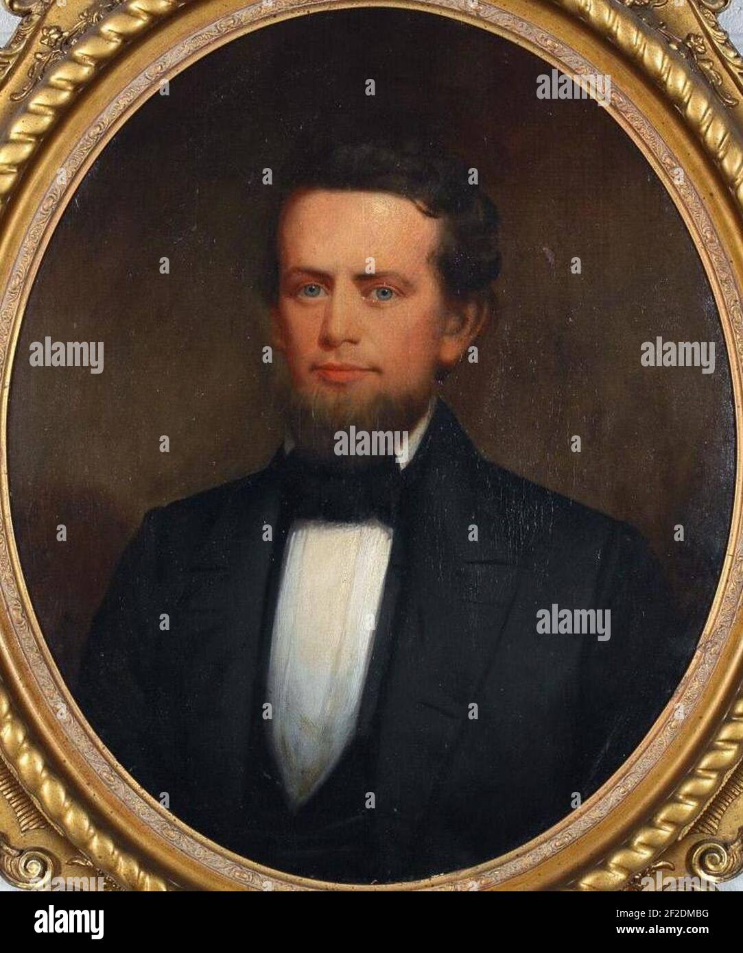 Porträt von William James Bass zugeschrieben George Dury. Stockfoto