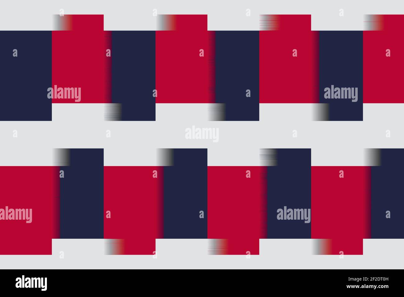 Rot blau abstrakte Formen Hintergrund Stockfoto