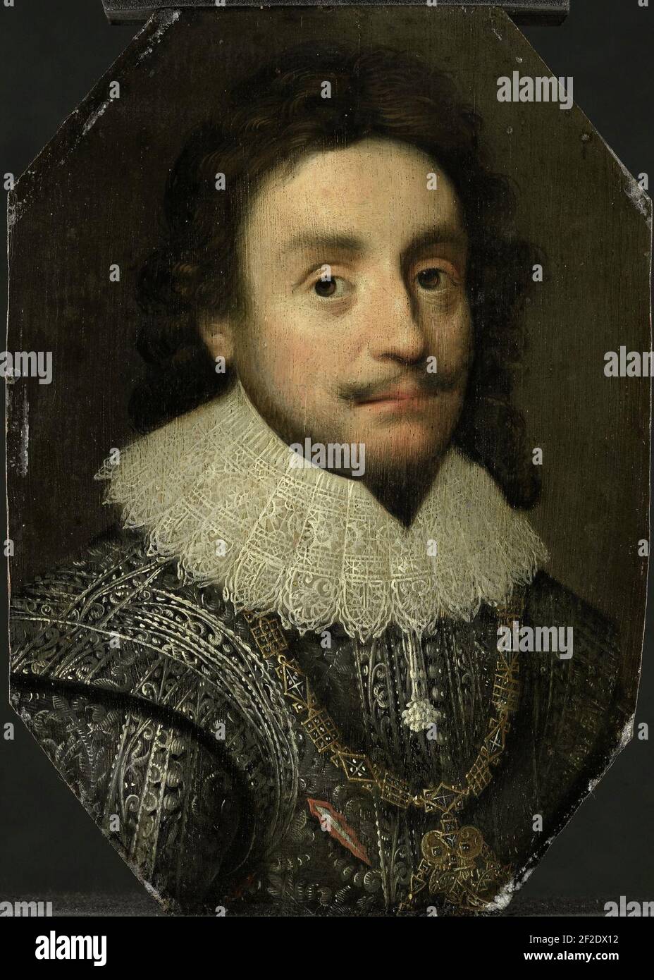 Portret van Frederick V. (1596-1632), Keurvorst van de Palts Stockfoto