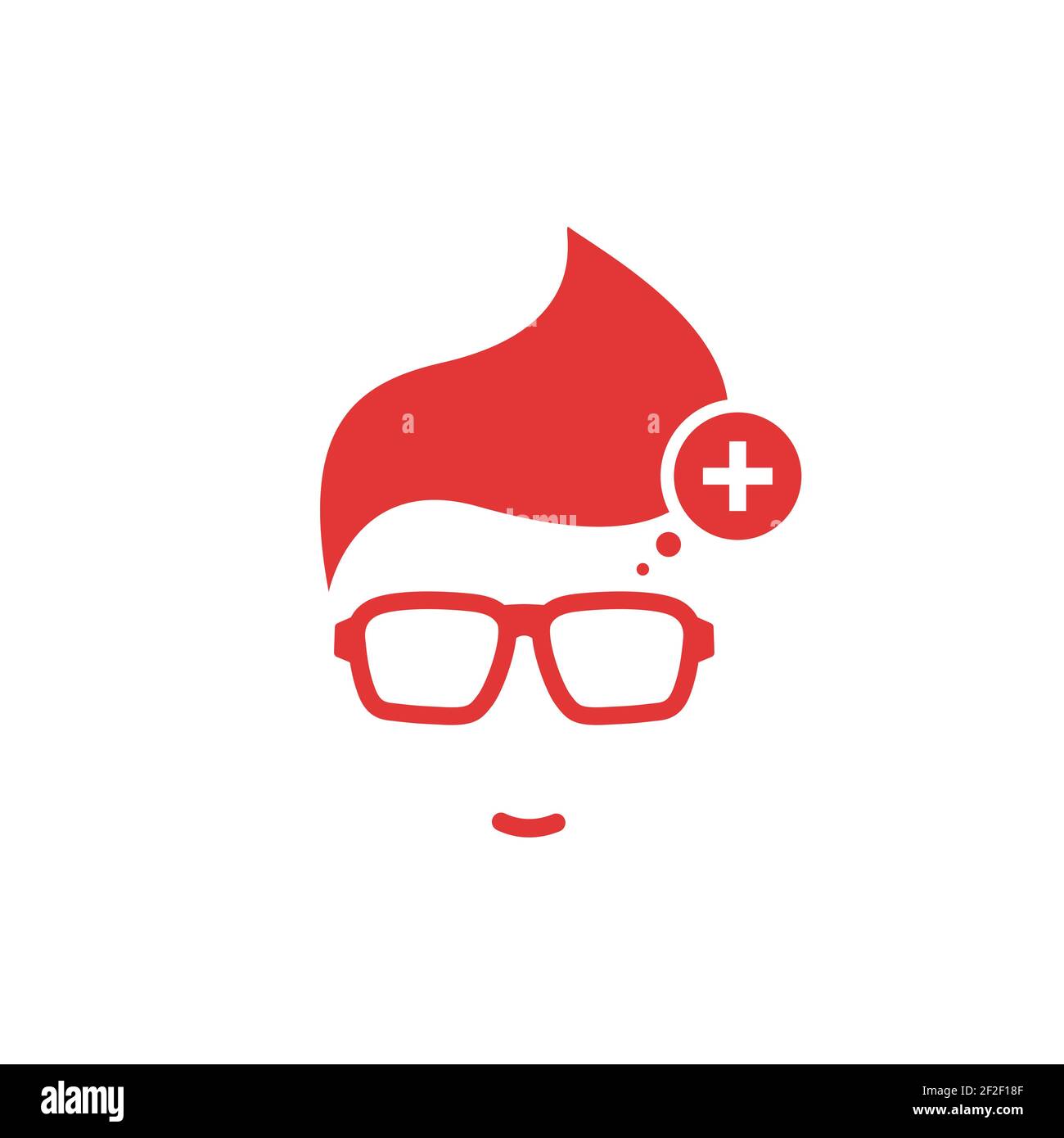 Silhouette des Mannes Kopf in Hipster Brille und Schweiz Flagge im Kreis .  Roter einfacher Avatar. schweizer Sprachsymbol. Länderzeichen wählen.  Isoliert ein Stock-Vektorgrafik - Alamy