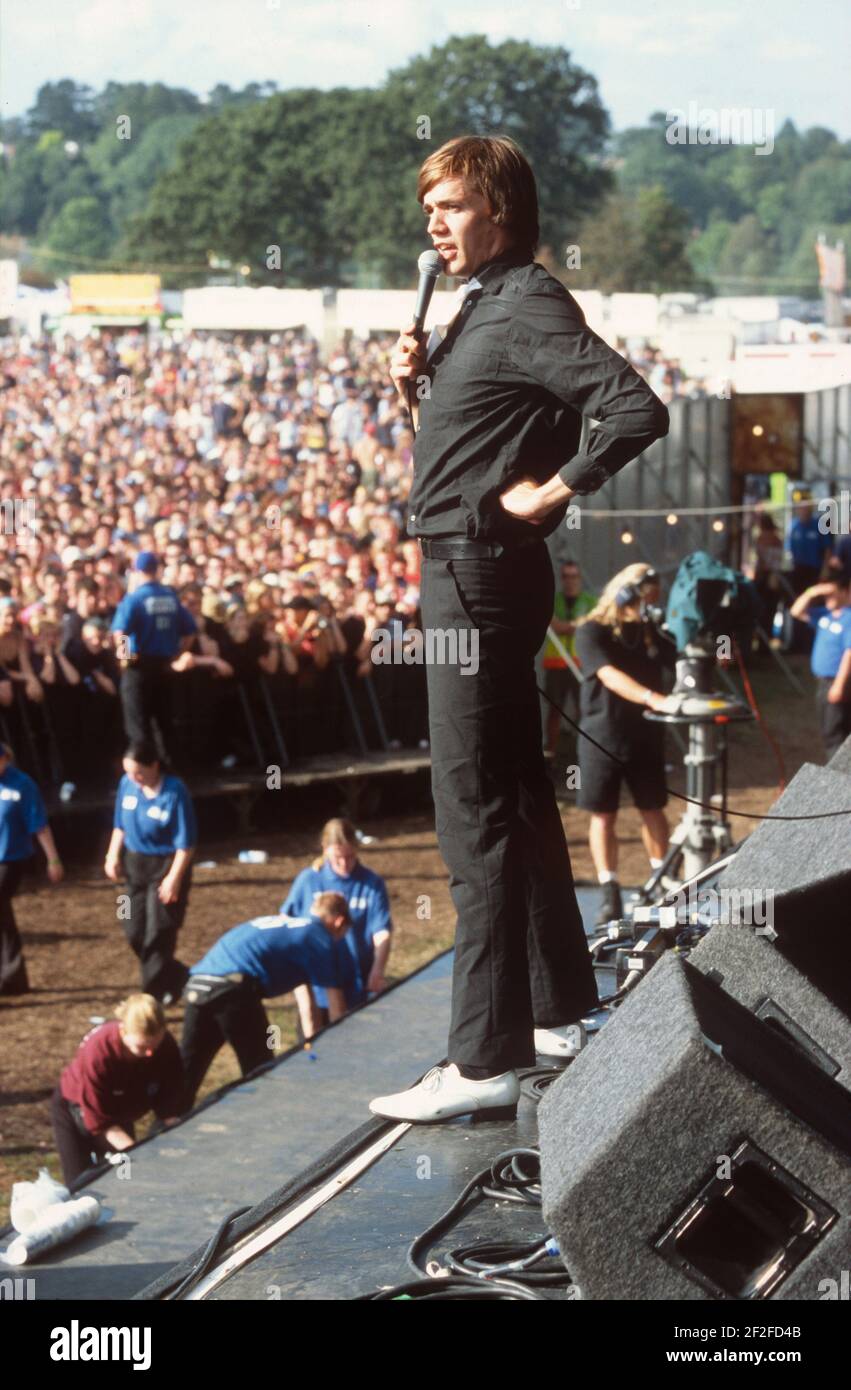 The Hives, Reading Festival 2002, Reading, England, Vereinigtes Königreich. Stockfoto