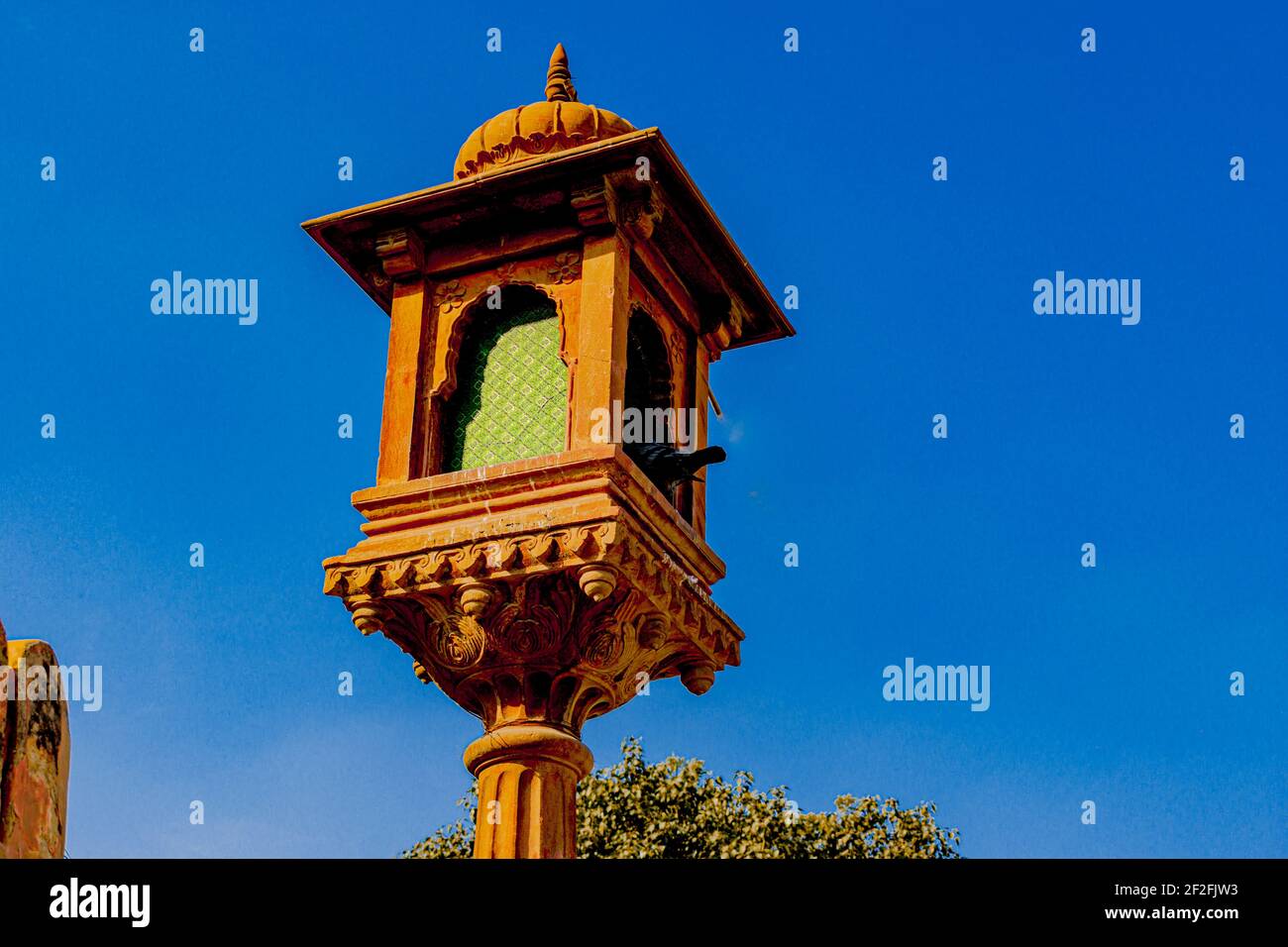 Schöne Gemälde, Kunst, Design-Denkmäler, Tempel, Architekturen im Zustand der königlichen Geschichte Indiens der große Rajasthan. Stockfoto