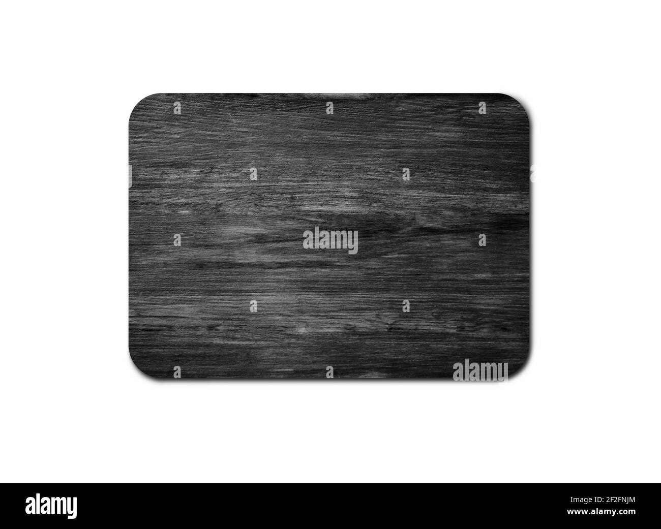 Nahaufnahme von Kiefer Holzbrett isoliert auf weißem Hintergrund mit Platz und Beschneidungspfad für Design kopieren Stockfoto