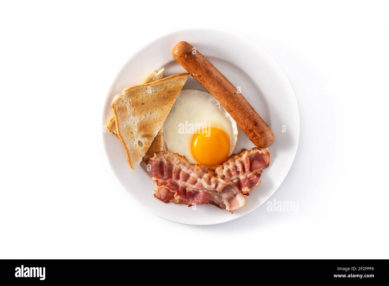 Traditionelle amerikanische Frühstück Stockfoto