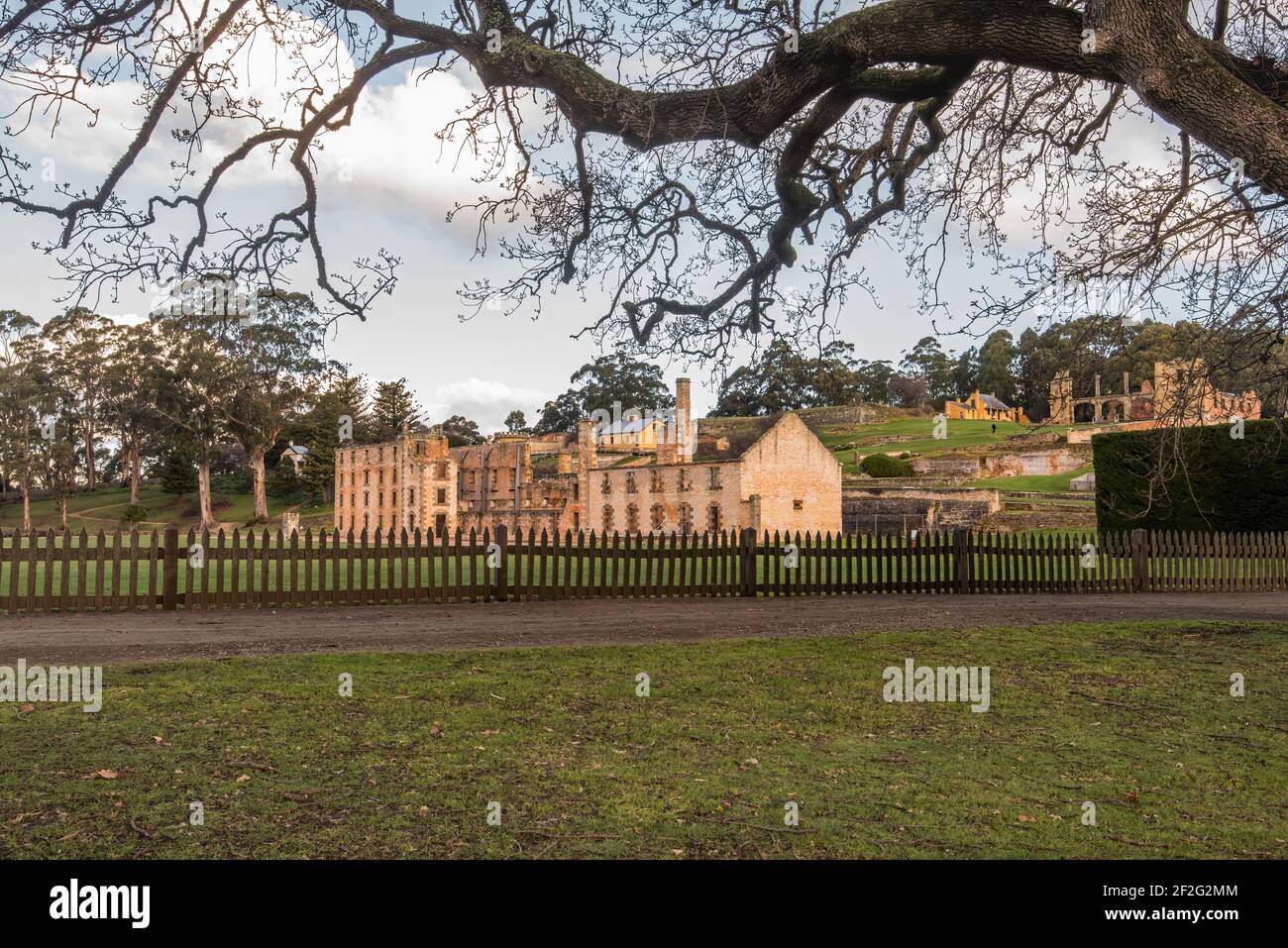 Strafvollzugsanstalt in Port Arthur in Tasmanien Stockfoto