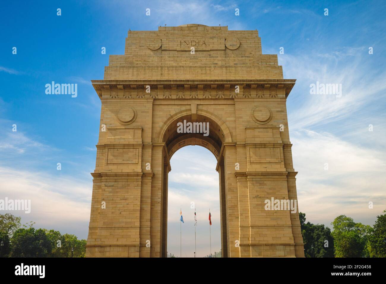India Gate, aka All India war Memorial, in Neu Delhi, Indien Stockfoto