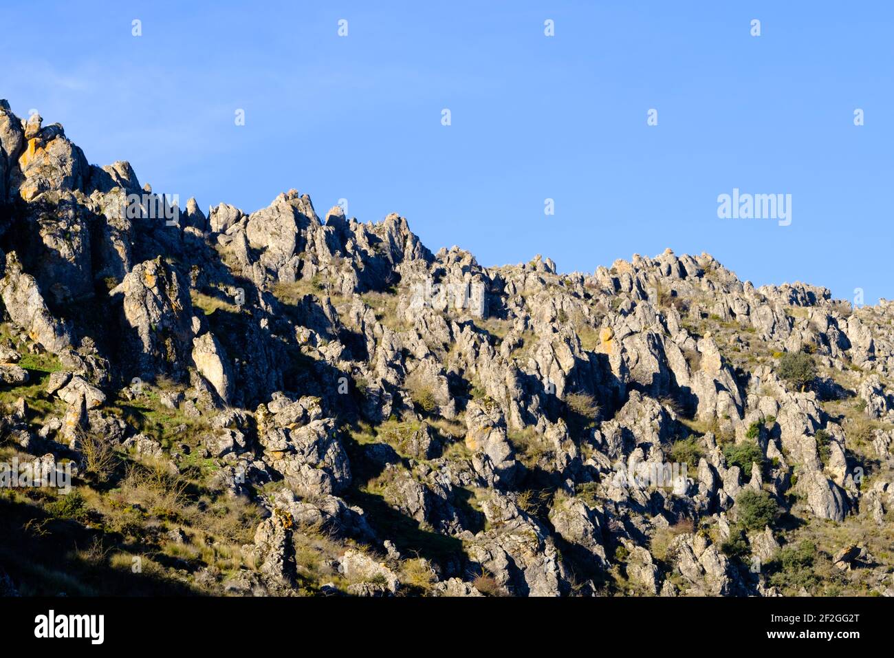 Tajo de la U, Zaffaraya Pass, Andalucía, Spanien, Europa Stockfoto