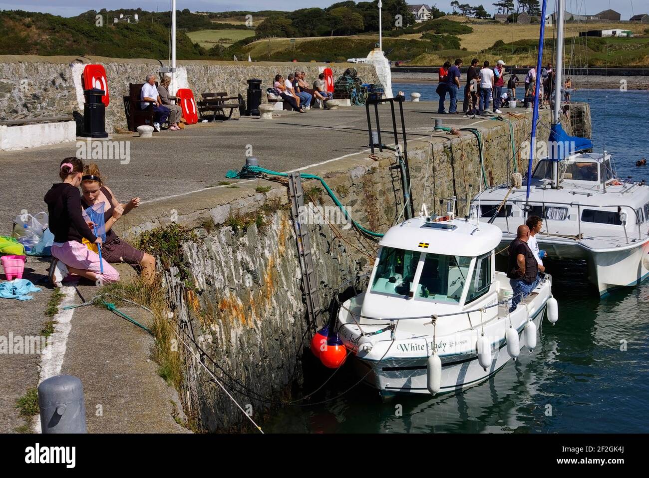 Cemaes, Anglesey, Nordwales Stockfoto