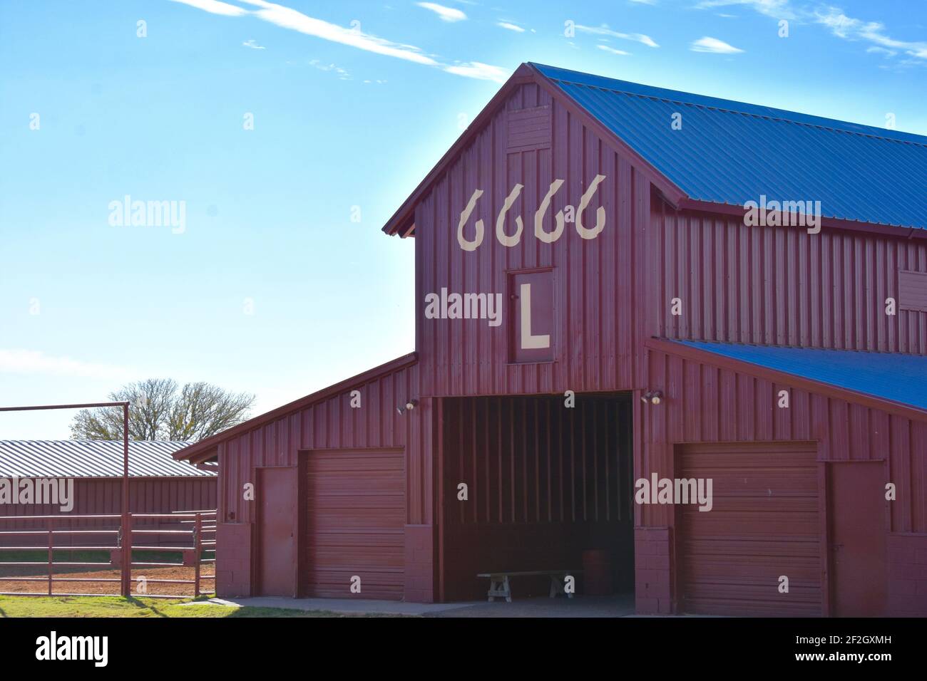 6666 Pferderanch, Guthrie, Texas Stockfoto