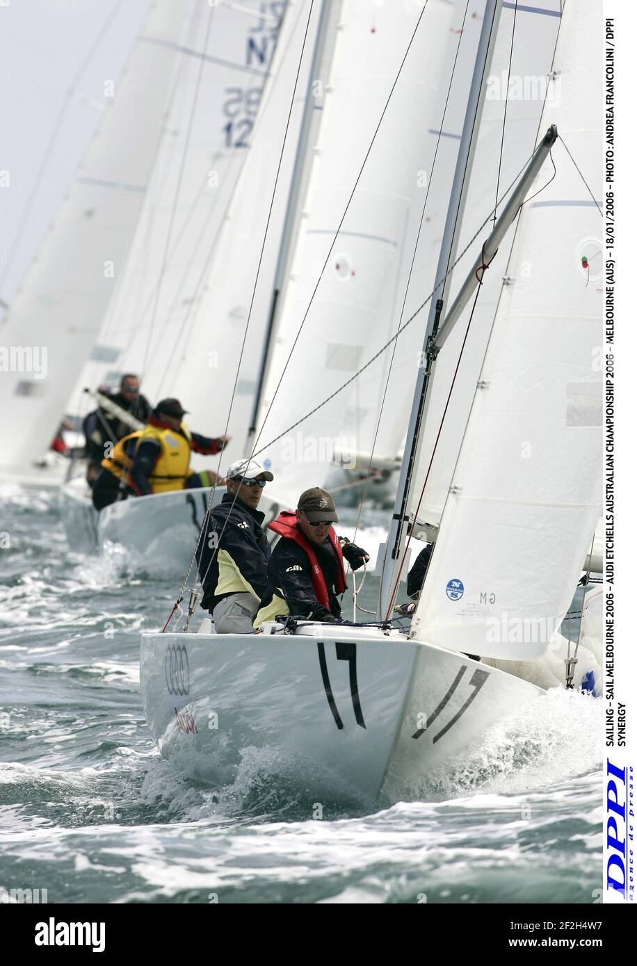 SEGELN - SAIL MELBOURNE 2006 - AUDI ETCHELLS AUSTRALIAN CHAMPIONSHIP 2006 - MELBOURNE (AUS) - 18/01/2006 - FOTO : ANDREA FRANCOLINI / DPPI SYNERGY Stockfoto