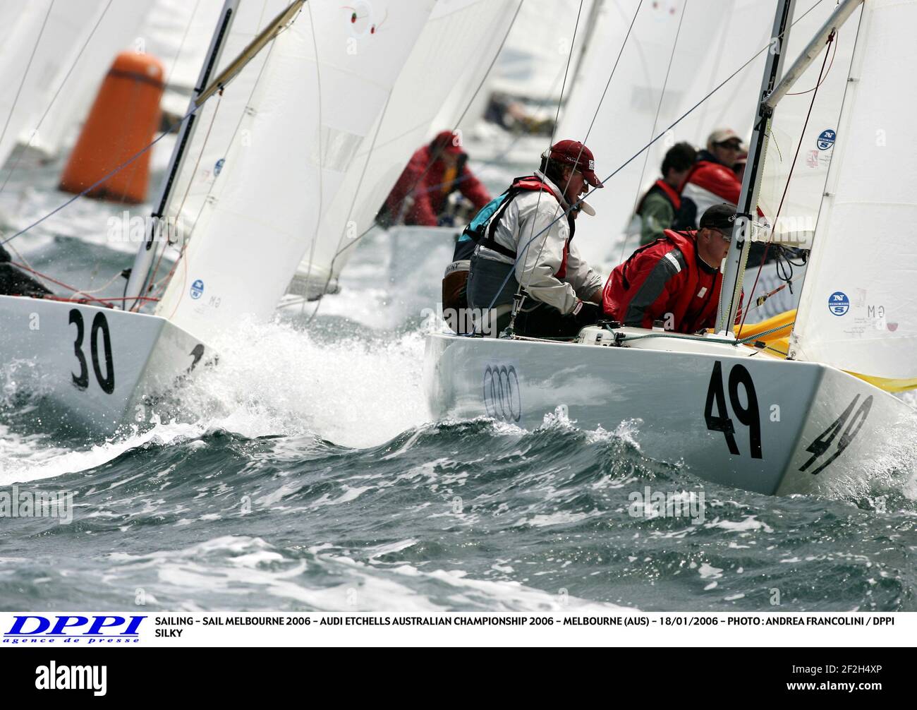 SEGELN - SAIL MELBOURNE 2006 - AUDI ETCHELLS AUSTRALIAN CHAMPIONSHIP 2006 - MELBOURNE (AUS) - 18/01/2006 - FOTO : ANDREA FRANCOLINI / DPPI SEIDIG Stockfoto