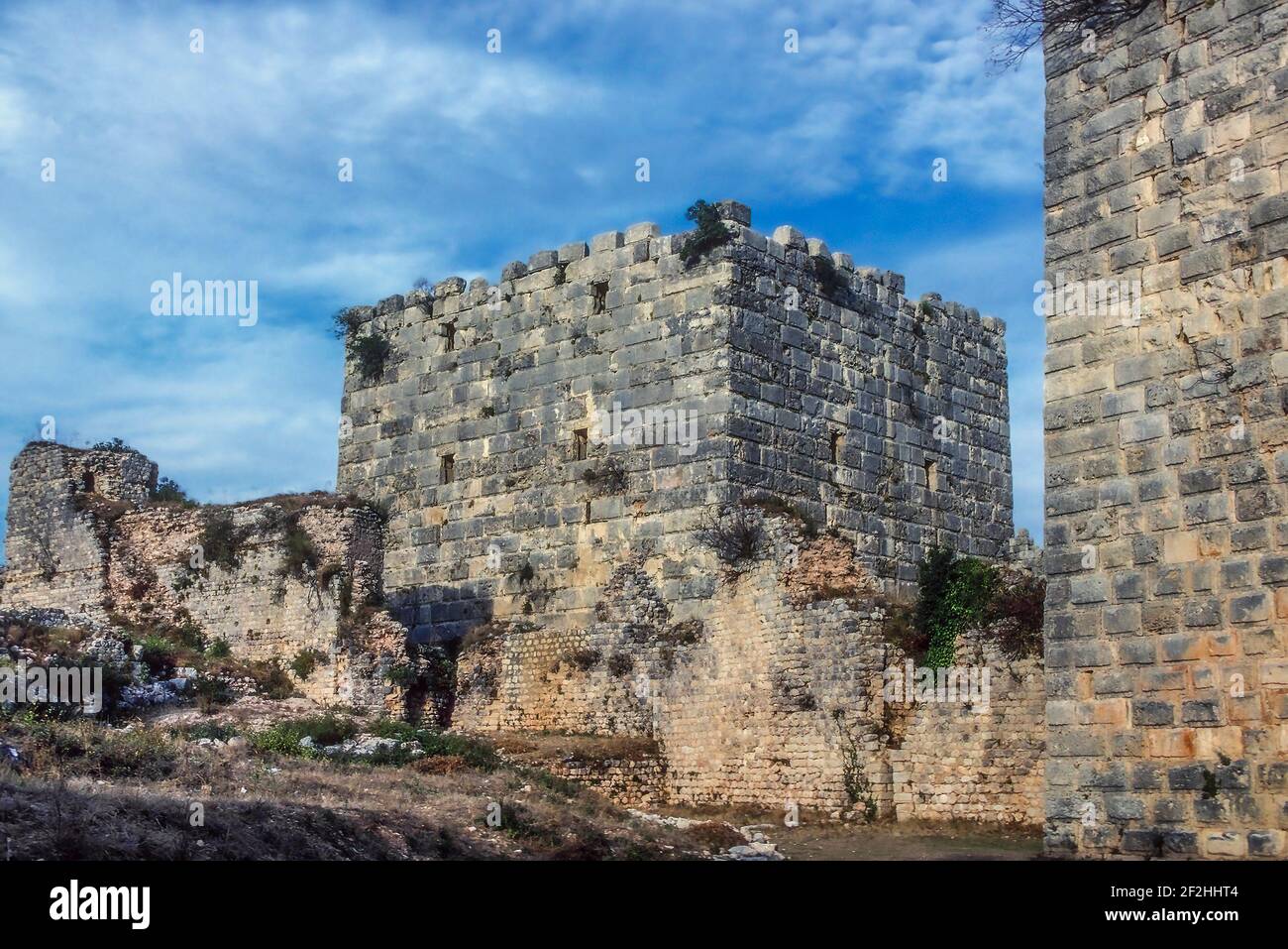 Sahyun Schloss Syrien Stockfoto