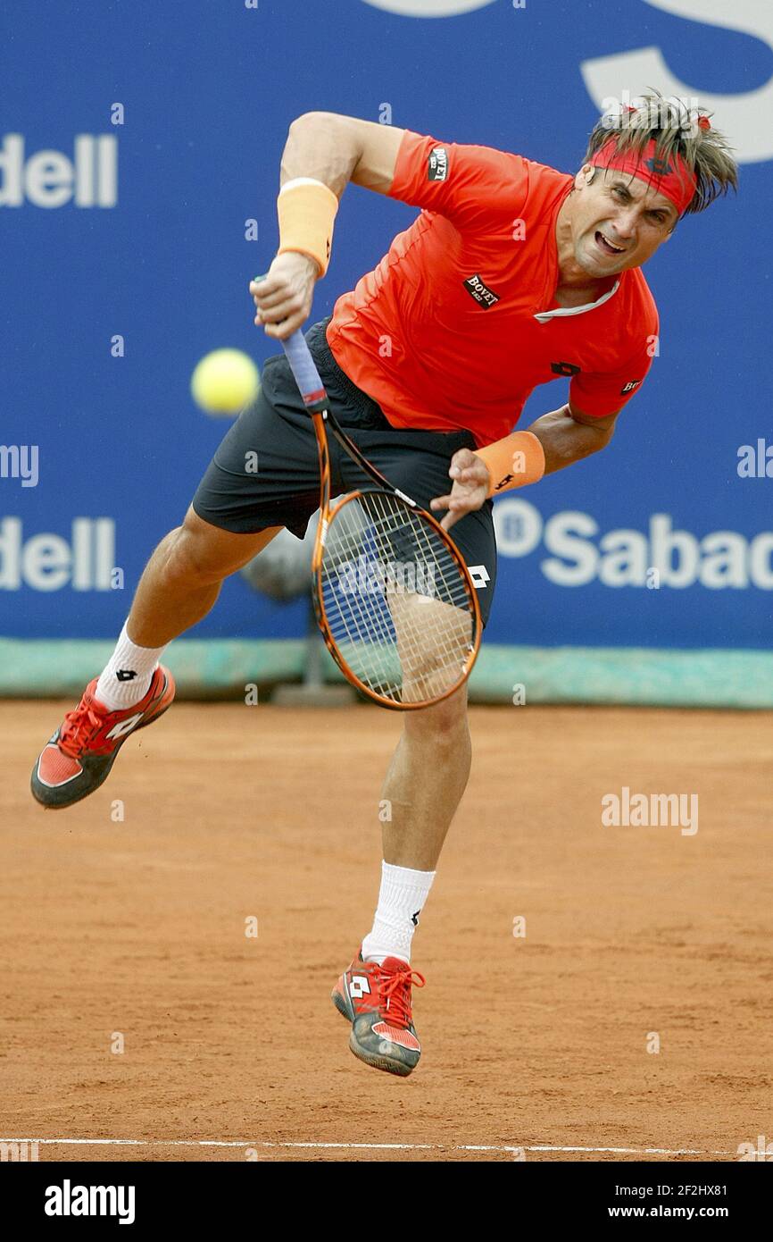 David Ferrer während des Barcelona Open Tennis Tournament Conde de Godo am 22. April 2015 im Real Club de Tenis Barcelona, in Barcelona, Spanien. Foto Bagu Blanco / DPPI Stockfoto