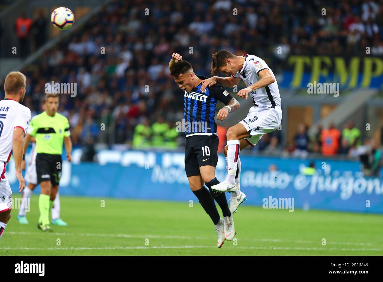 Lautaro Martinez (Inter Mailand) während der italienischen Serie A Fußballspiel Inter Mailand gegen Cagliari am 29. September 2018 im San Siro Stadion in Mailand, Italien, Foto Rossini - Morgese / DPPI Stockfoto